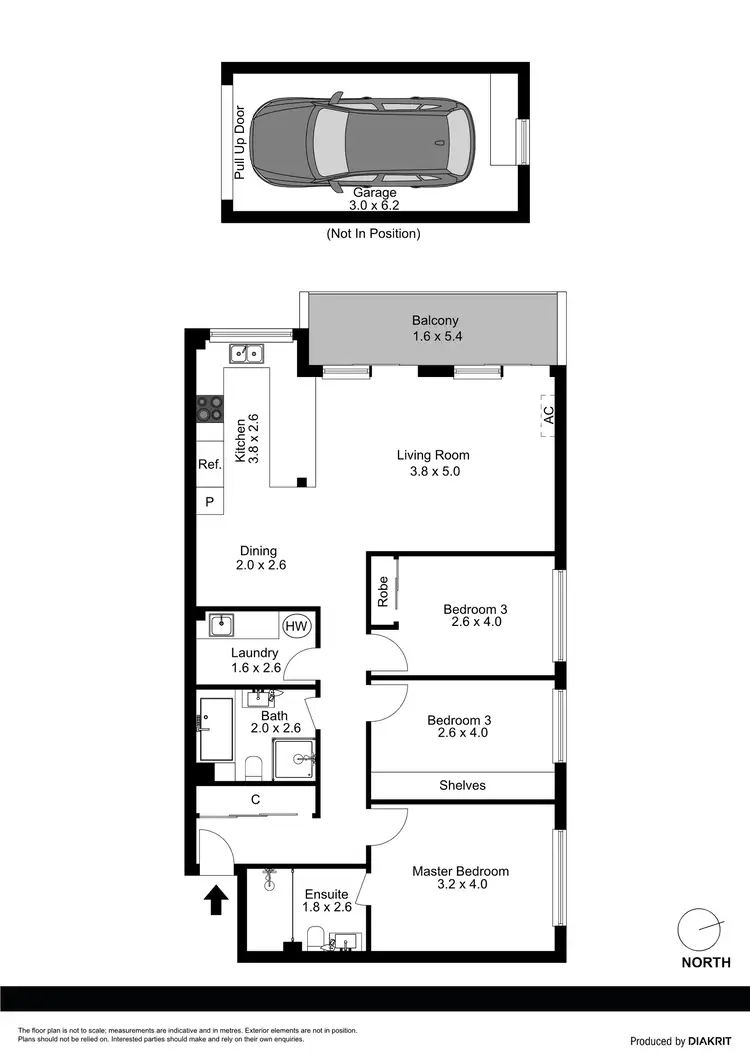 Floorplan of Homely apartment listing, 14/215-217 Peats Ferry Road, Hornsby NSW 2077
