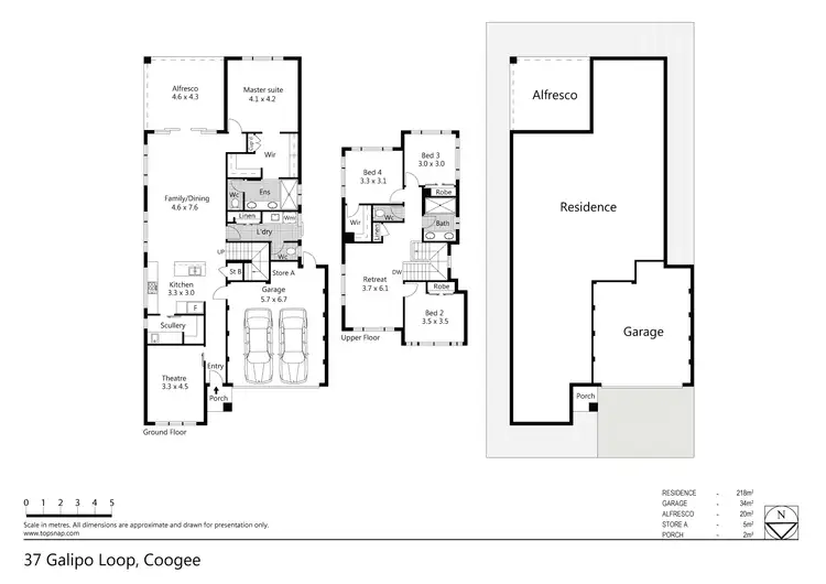 Floorplan of Homely house listing, 37 Galipo Loop, Coogee WA 6166