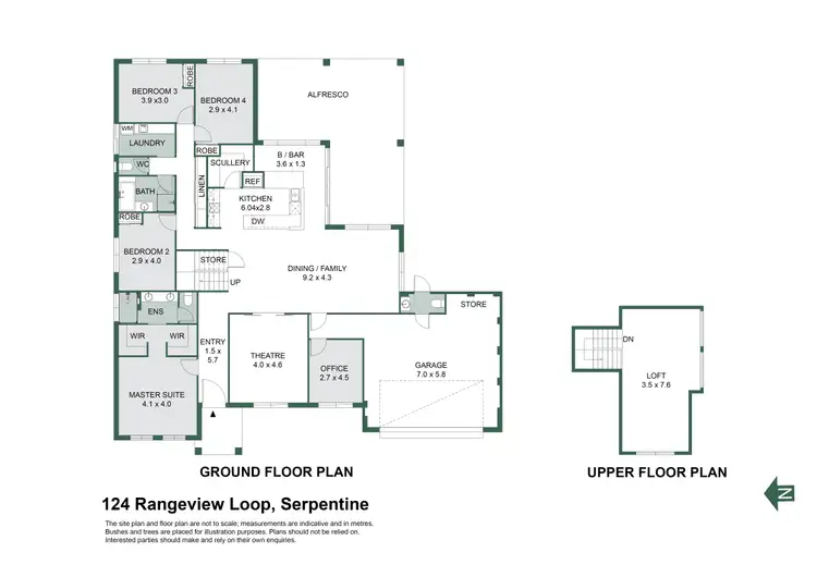 Floorplan of Homely house listing, 124 Rangeview Loop, Serpentine WA 6125