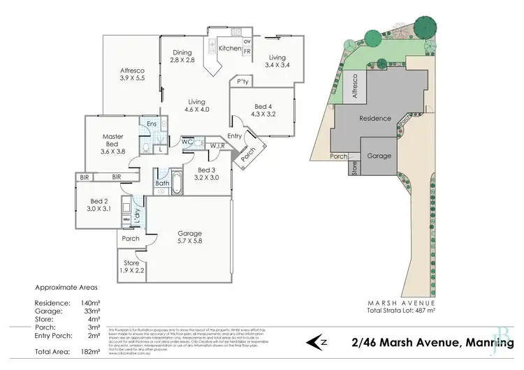 Floorplan of Homely house listing, 2/46 Marsh Avenue, Manning WA 6152