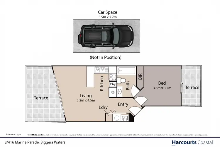 Floorplan of Homely unit listing, 8/416 Marine Parade, Biggera Waters QLD 4216