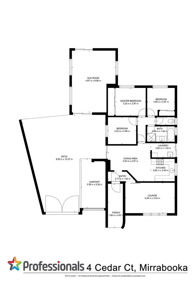 Floorplan of Homely house listing, 4 Cedar Court, Mirrabooka WA 6061