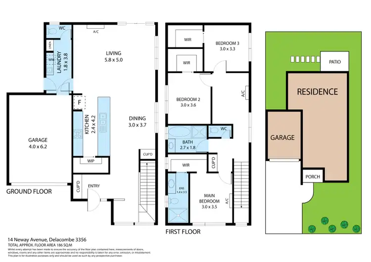 Floorplan of Homely house listing, 14 Neway Avenue, Delacombe VIC 3356