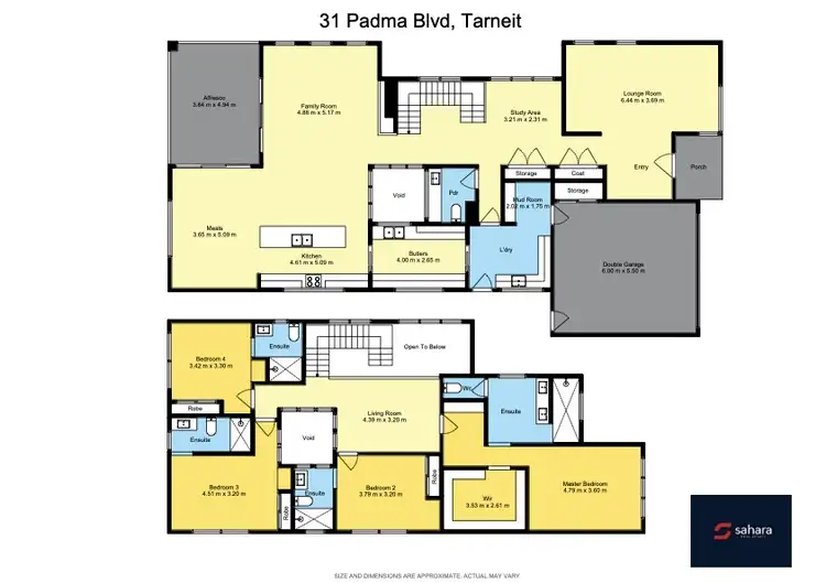 Floorplan of Homely house listing, 31 Padma Boulevard, Tarneit VIC 3029