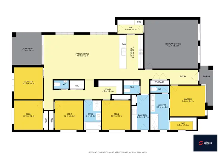 Floorplan of Homely house listing, 29 Padma Boulevard, Tarneit VIC 3029