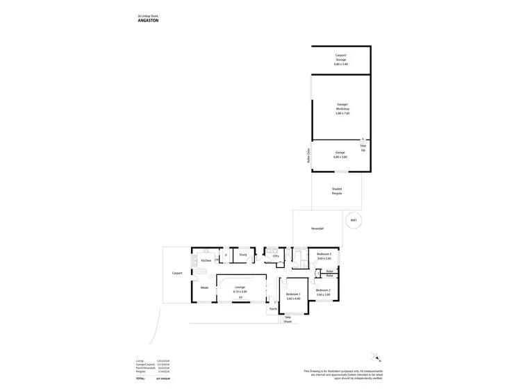 Floorplan of Homely house listing, 26 Lindsay Street, Angaston SA 5353