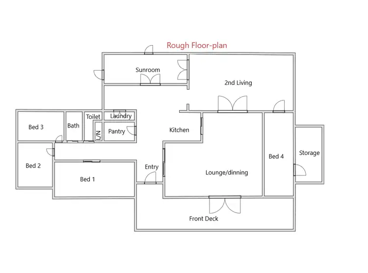 Floorplan of Homely house listing, 43 Cormie Avenue, Wee Waa NSW 2388