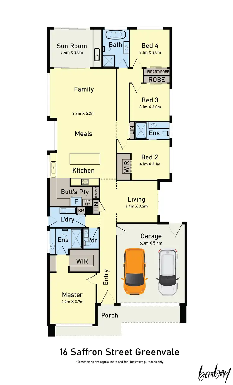 Floorplan of Homely house listing, 16 Saffron Street, Greenvale VIC 3059