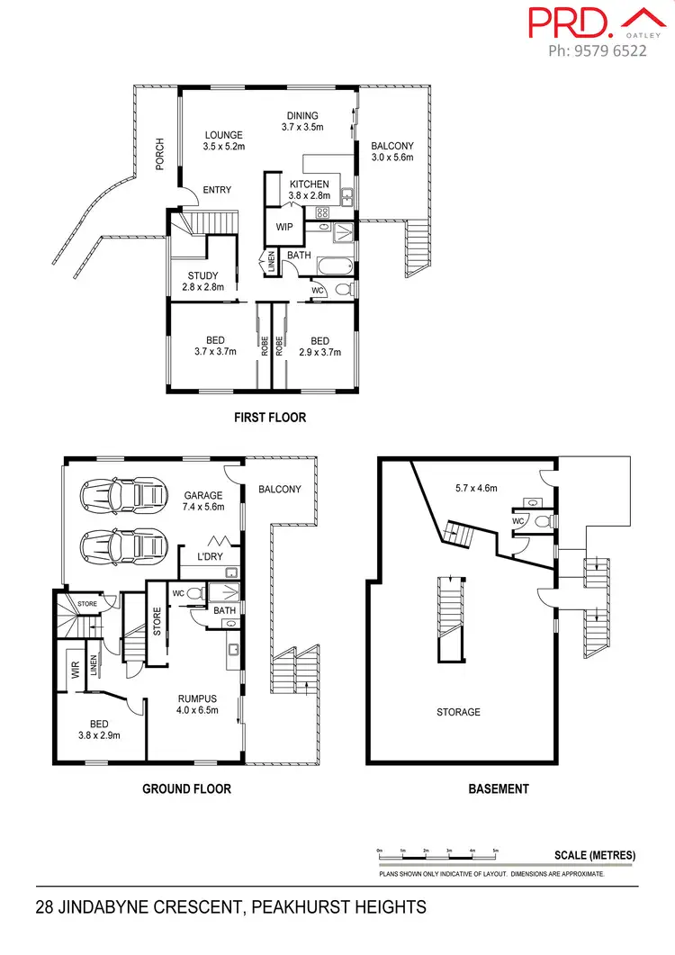 Floorplan of Homely house listing, 28 Jindabyne Crescent, Peakhurst Heights NSW 2210