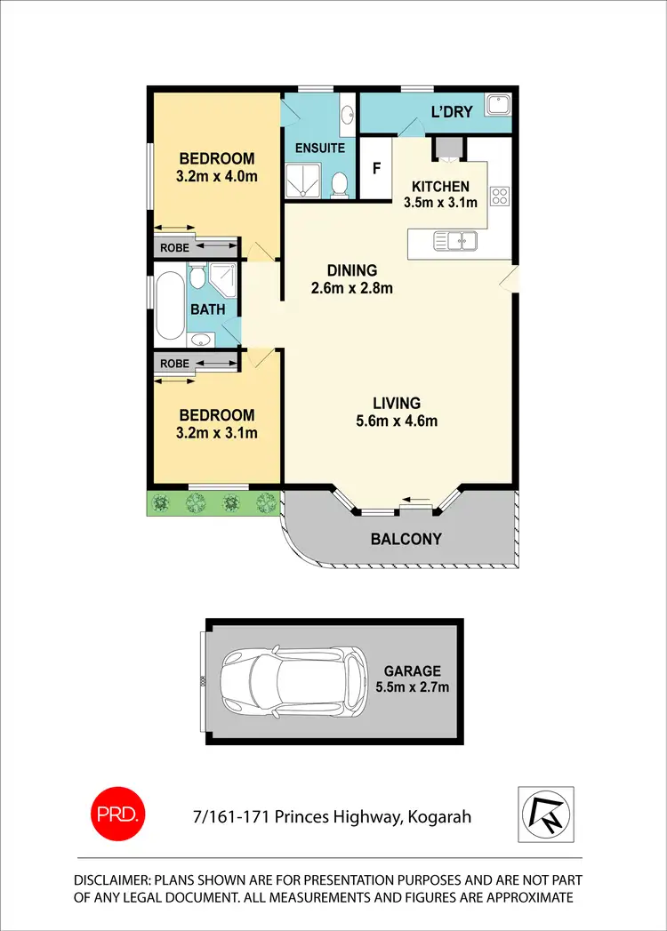 Floorplan of Homely apartment listing, 7/161-171 Princes Highway, Kogarah NSW 2217