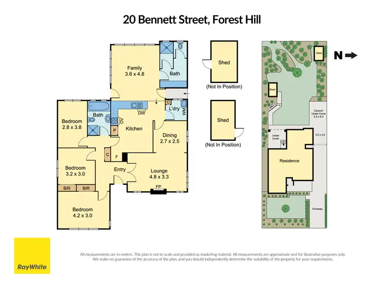 Floorplan of Homely house listing, 20 Bennett Street, Forest Hill VIC 3131