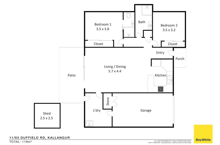 Floorplan of Homely villa listing, 11/65 Duffield Road, Kallangur QLD 4503
