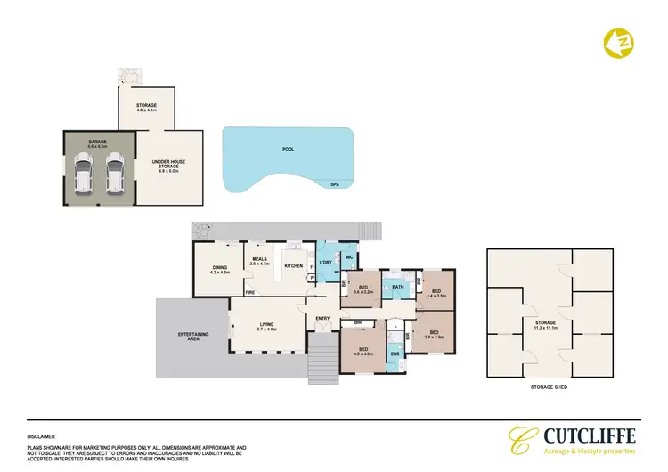 Floorplan of Homely rural property listing, 154 Pebbly Hill Road, Maraylya NSW 2765