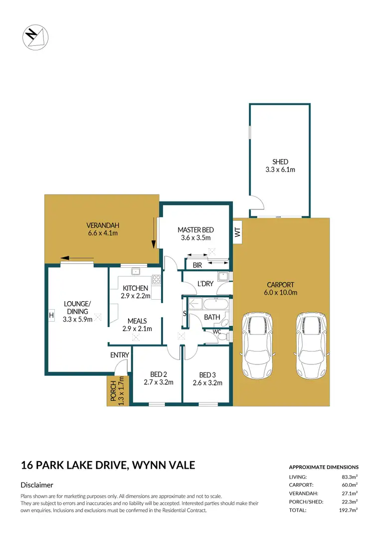 Floorplan of Homely house listing, 16 Park Lake Drive, Wynn Vale SA 5127