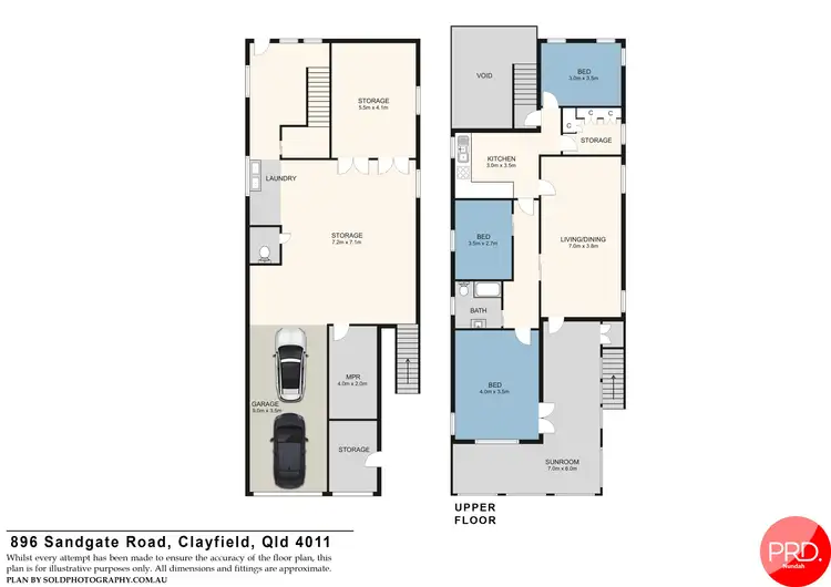 Floorplan of Homely house listing, 896 Sandgate Road, Clayfield QLD 4011
