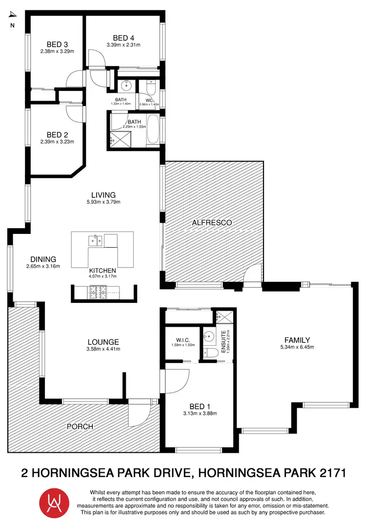 Floorplan of Homely house listing, 2 Horningsea Park Drive, Horningsea Park NSW 2171