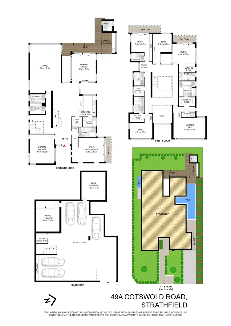 Floorplan of Homely house listing, 49A Cotswold Road, Strathfield NSW 2135
