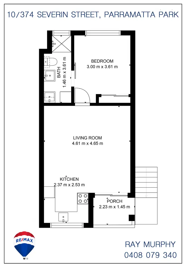 Floorplan of Homely unit listing, 10/374 Severin Street, Parramatta Park QLD 4870