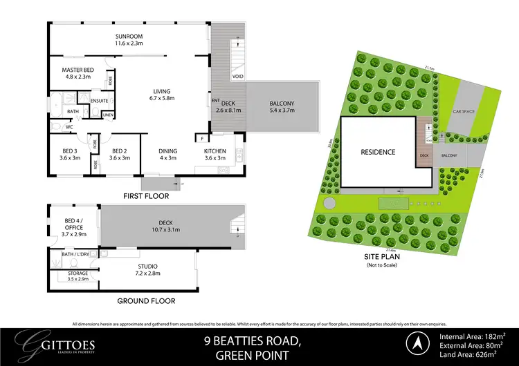 Floorplan of Homely house listing, 9 Beatties Road, Green Point NSW 2251