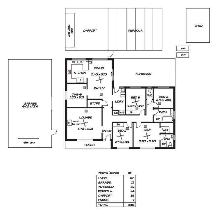 Floorplan of Homely house listing, 1085 Stebonheath Road, Munno Para West SA 5115