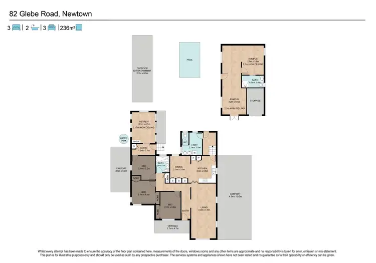 Floorplan of Homely house listing, 82 Glebe Road, Newtown QLD 4305