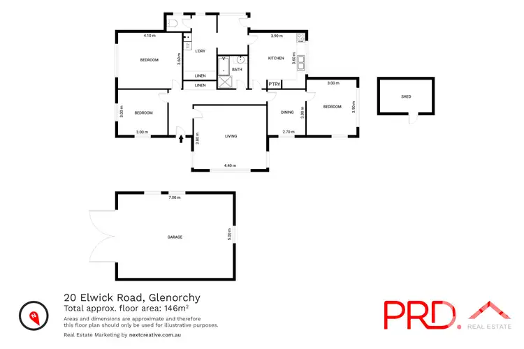 Floorplan of Homely house listing, 20 Elwick Road, Glenorchy TAS 7010