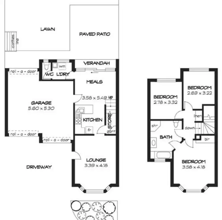 Floorplan of Homely townhouse listing, 4/54 Portrush Road, Payneham SA 5070