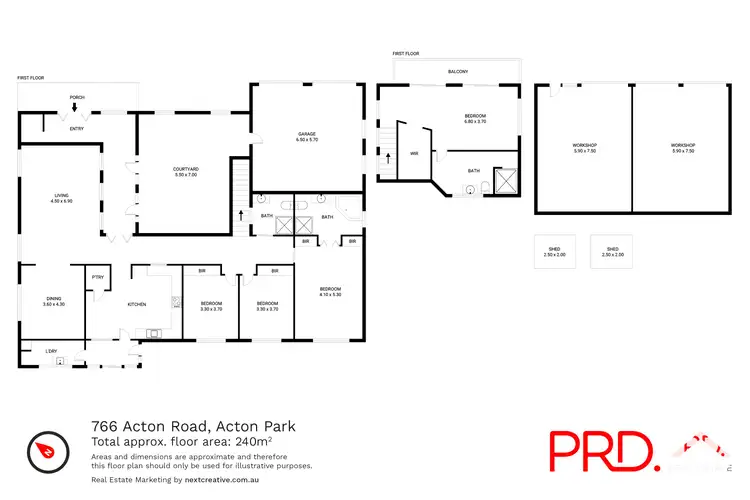 Floorplan of Homely house listing, 766 Acton Road, Acton Park TAS 7170