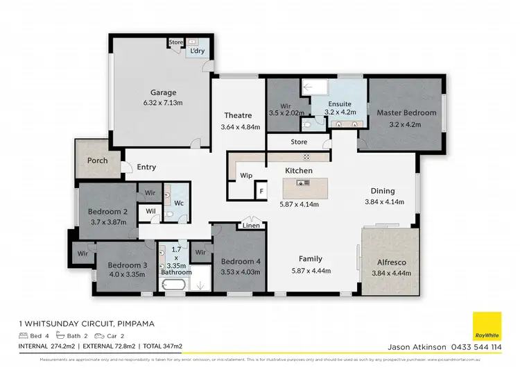 Floorplan of Homely house listing, 1 Whitsunday Circuit, Pimpama QLD 4209