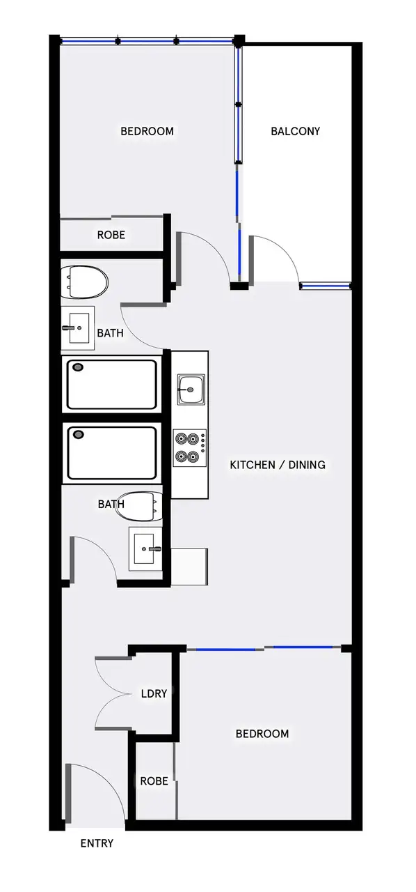 Floorplan of Homely apartment listing, 110/83 Cooyong Street, Reid ACT 2612