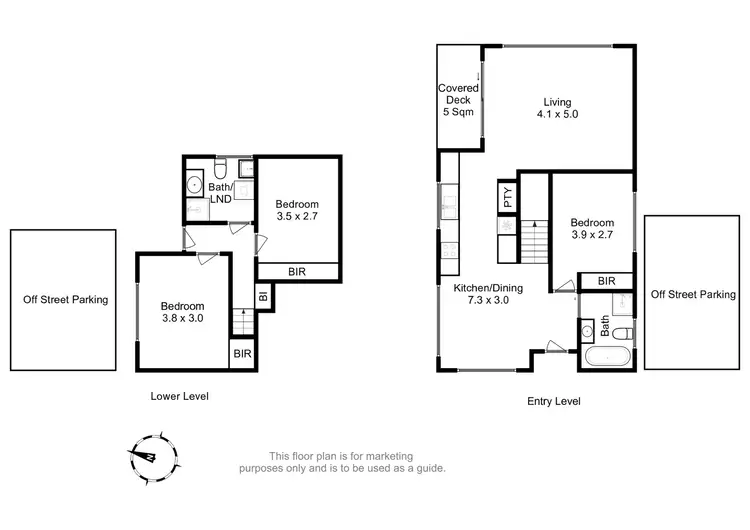 Floorplan of Homely house listing, 2/2 Dorothy Court, West Moonah TAS 7009
