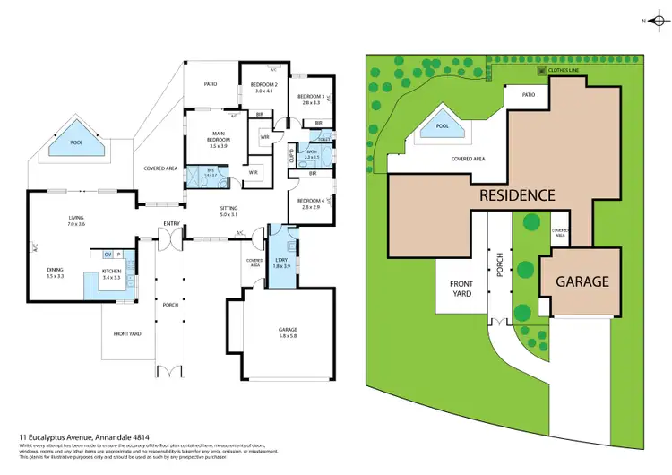 Floorplan of Homely house listing, 11 Eucalyptus Avenue, Annandale QLD 4814
