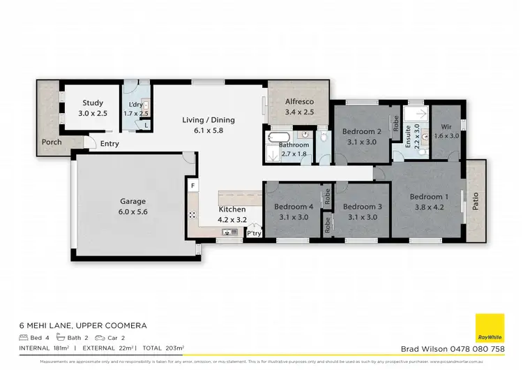 Floorplan of Homely house listing, 6 Mehi Lane, Upper Coomera QLD 4209