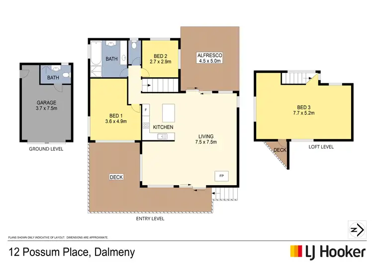 Floorplan of Homely house listing, 12 Possum Place, Dalmeny NSW 2546