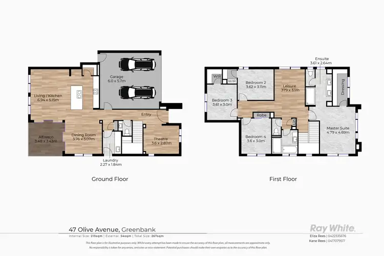 Floorplan of Homely house listing, 47 Olive Avenue, Greenbank QLD 4124