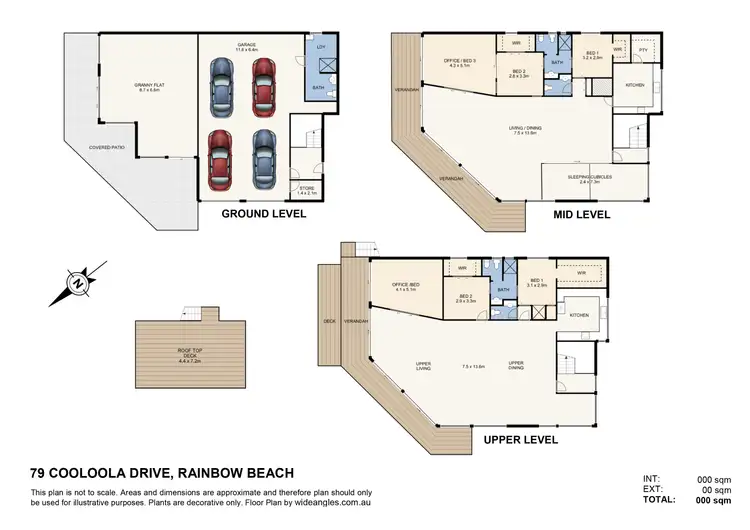 Floorplan of Homely house listing, 79 Cooloola Drive, Rainbow Beach QLD 4581