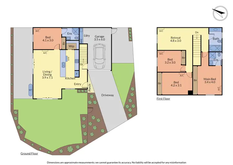 Floorplan of Homely townhouse listing, 1/1 Lydford Road, Ferntree Gully VIC 3156
