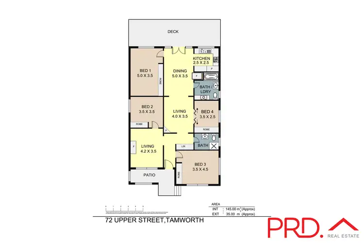 Floorplan of Homely house listing, 72 Upper Street, Tamworth NSW 2340