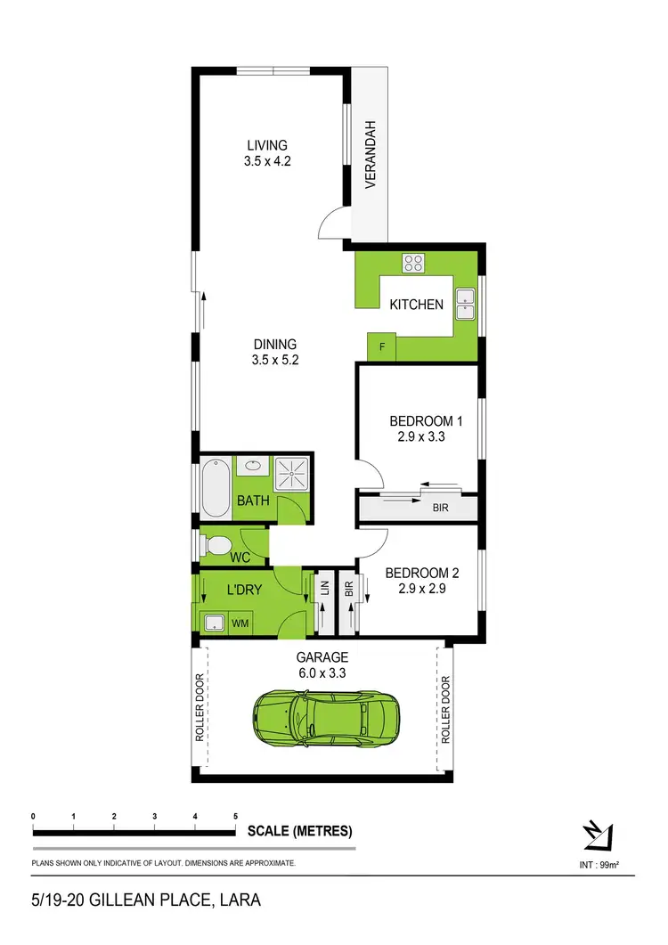 Floorplan of Homely house listing, 5/19-20 Gillean Place, Lara VIC 3212