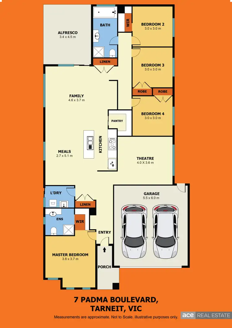 Floorplan of Homely house listing, 7 Padma Boulevard, Tarneit VIC 3029