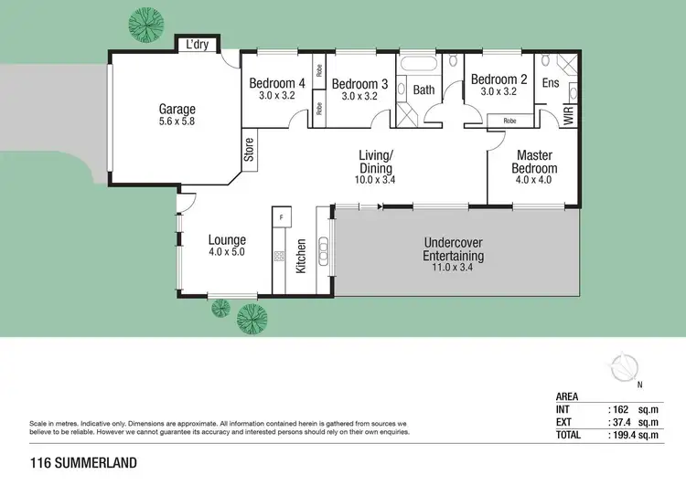 Floorplan of Homely house listing, 116 Summerland Drive, Deeragun QLD 4818
