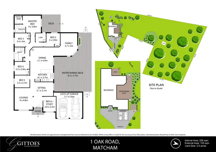 Floorplan of Homely rural property listing, 1 Oak Road, Matcham NSW 2250