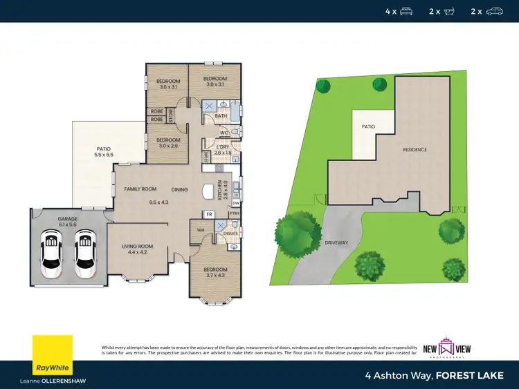 Floorplan of Homely house listing, 4 Ashton Way, Forest Lake QLD 4078