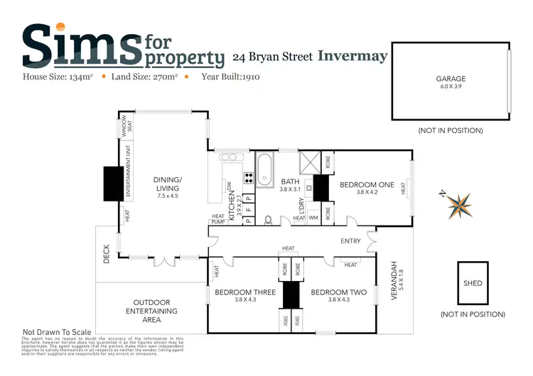Floorplan of Homely house listing, 24 Bryan Street, Invermay TAS 7248