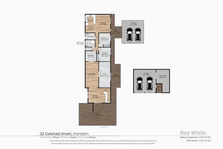 Floorplan of Homely house listing, 22 Galahad Street, Marsden QLD 4132