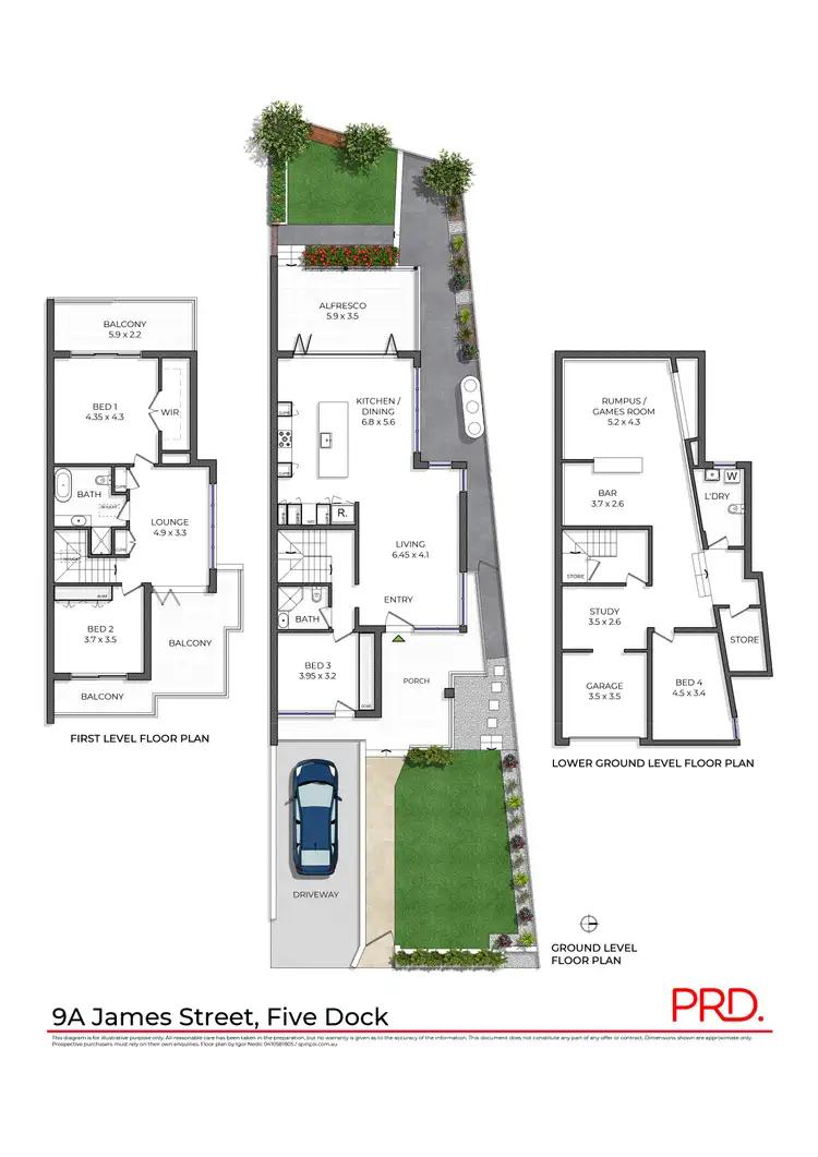 Floorplan of Homely house listing, 9a James Street, Five Dock NSW 2046