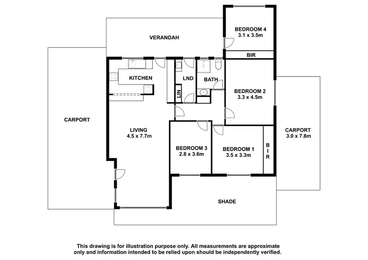 Floorplan of Homely house listing, 5 Second Street, Keith SA 5267