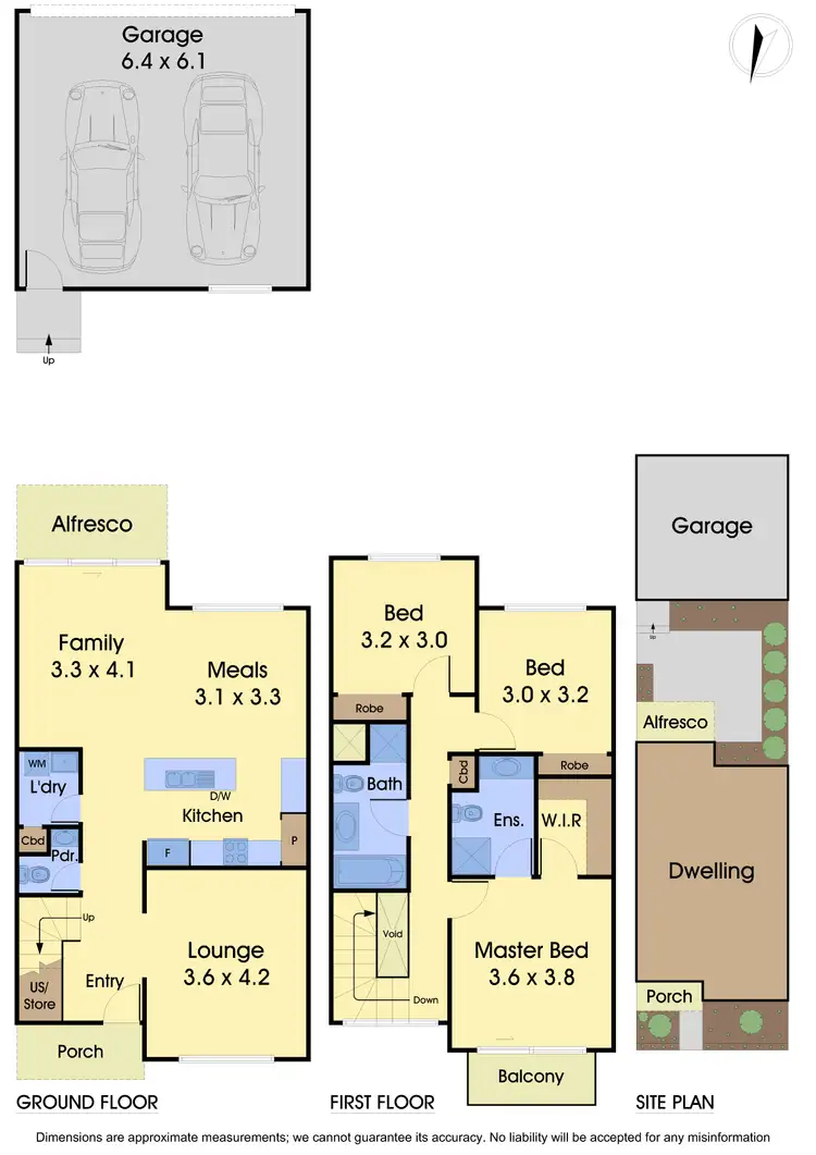 Floorplan of Homely townhouse listing, 8 Cascade Walk, Macleod VIC 3085