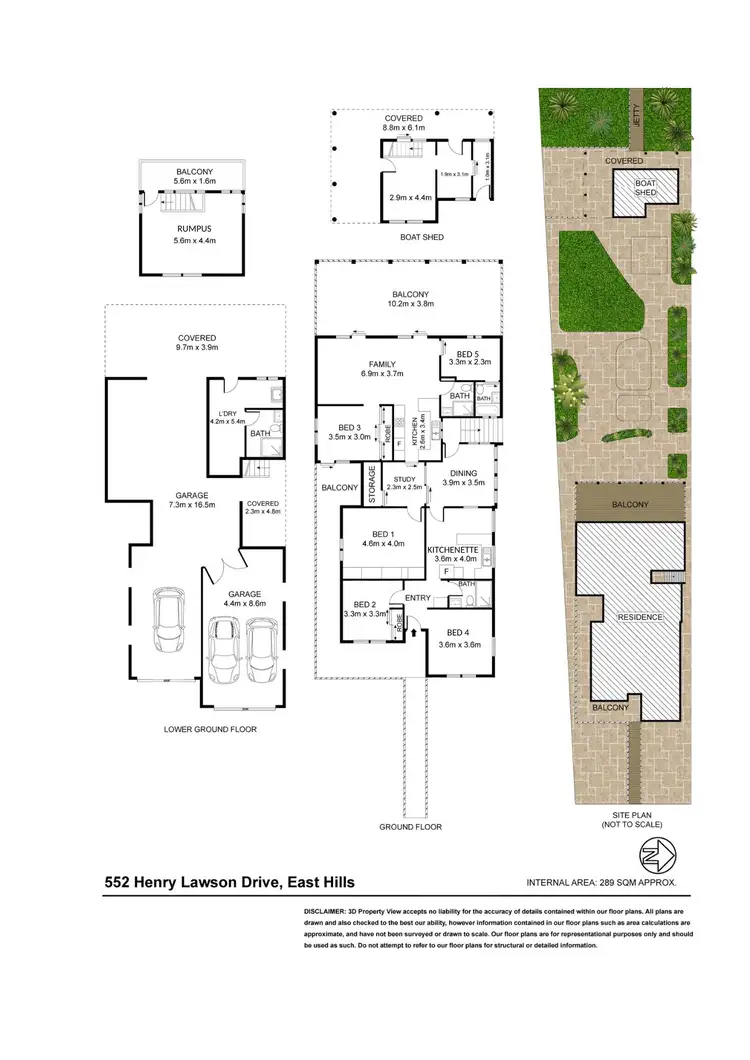 Floorplan of Homely house listing, 552 Henry Lawson Drive, East Hills NSW 2213