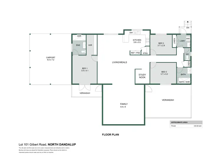 Floorplan of Homely house listing, Lot 101 Gilbert Road, North Dandalup WA 6207